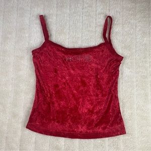 Pink DOT Hottie Tank Top red